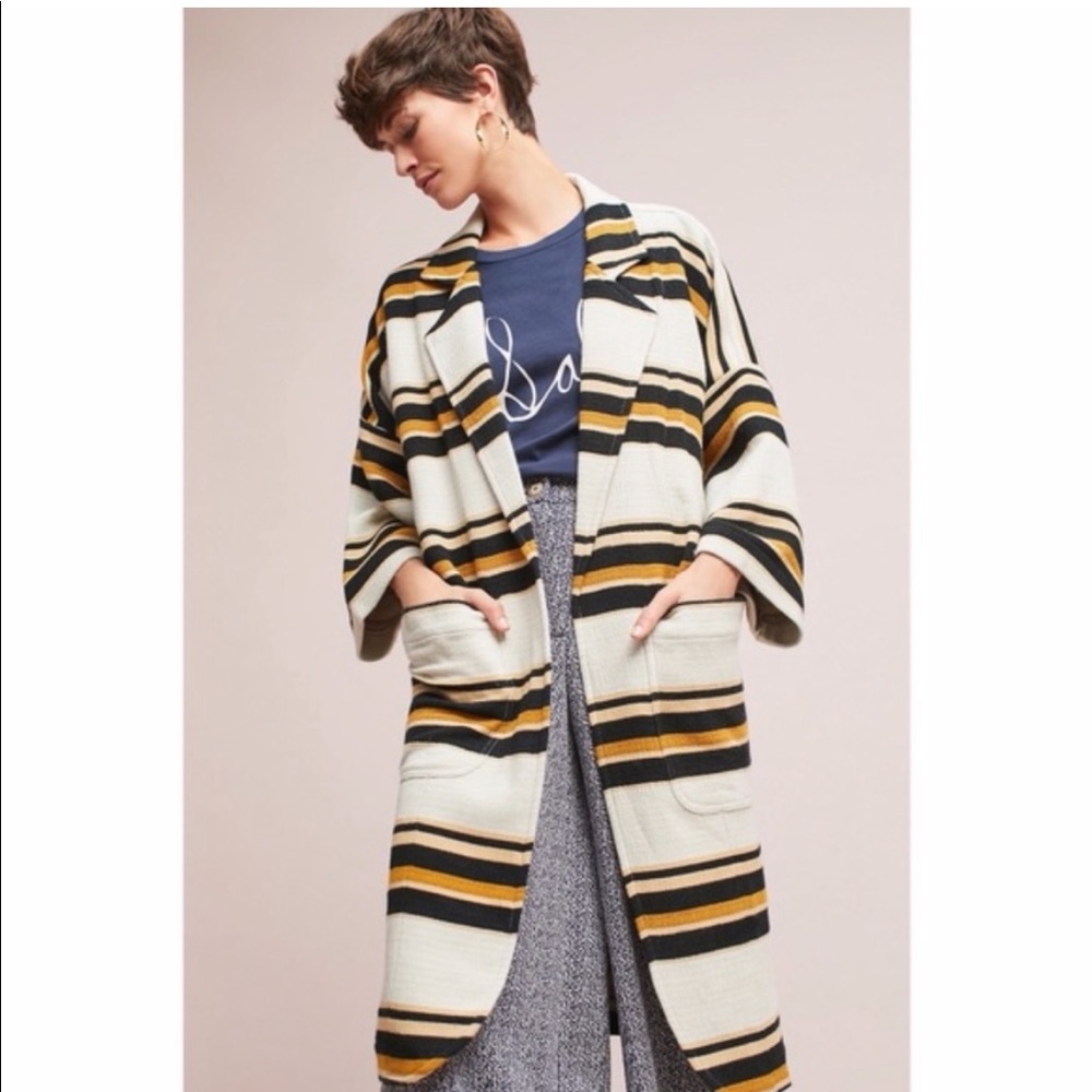 The Odell’s Stripped Cocoon Cardigan Jacket